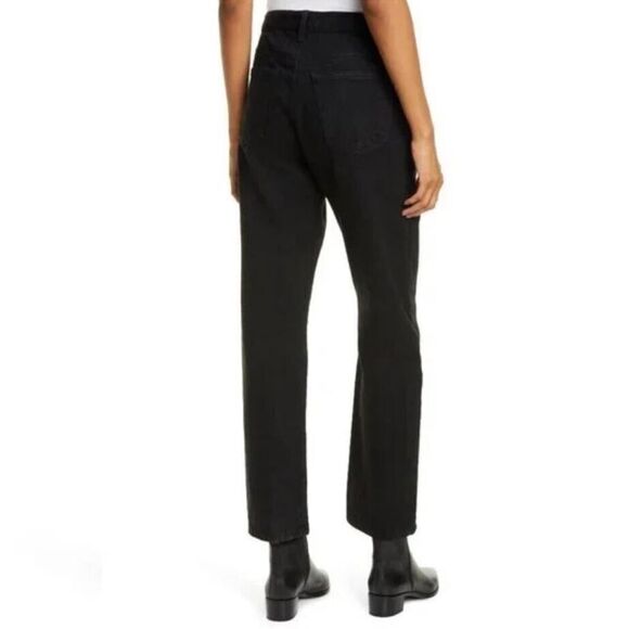 NWT NIli Lotan Black Archer High Rise Straight Leg Jeans Size 27 - Picture 11 of 11